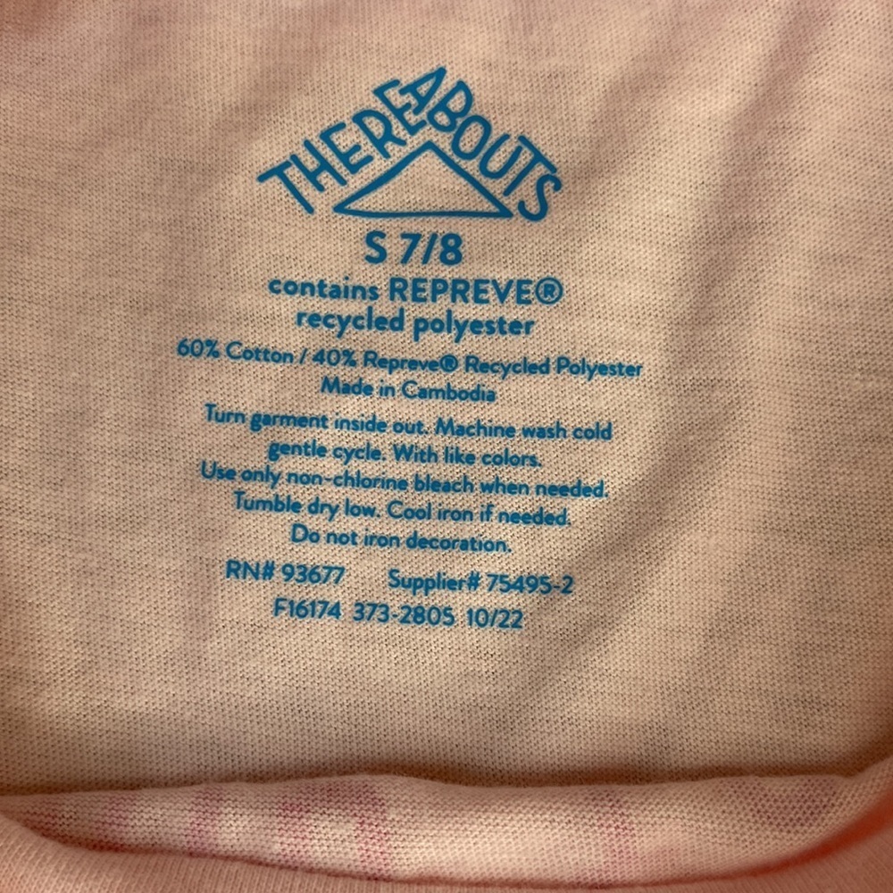 “Too Hip To Hop” Size 7/8 Girls Pink Bunny T-Shirt New - Picture 4 of 4